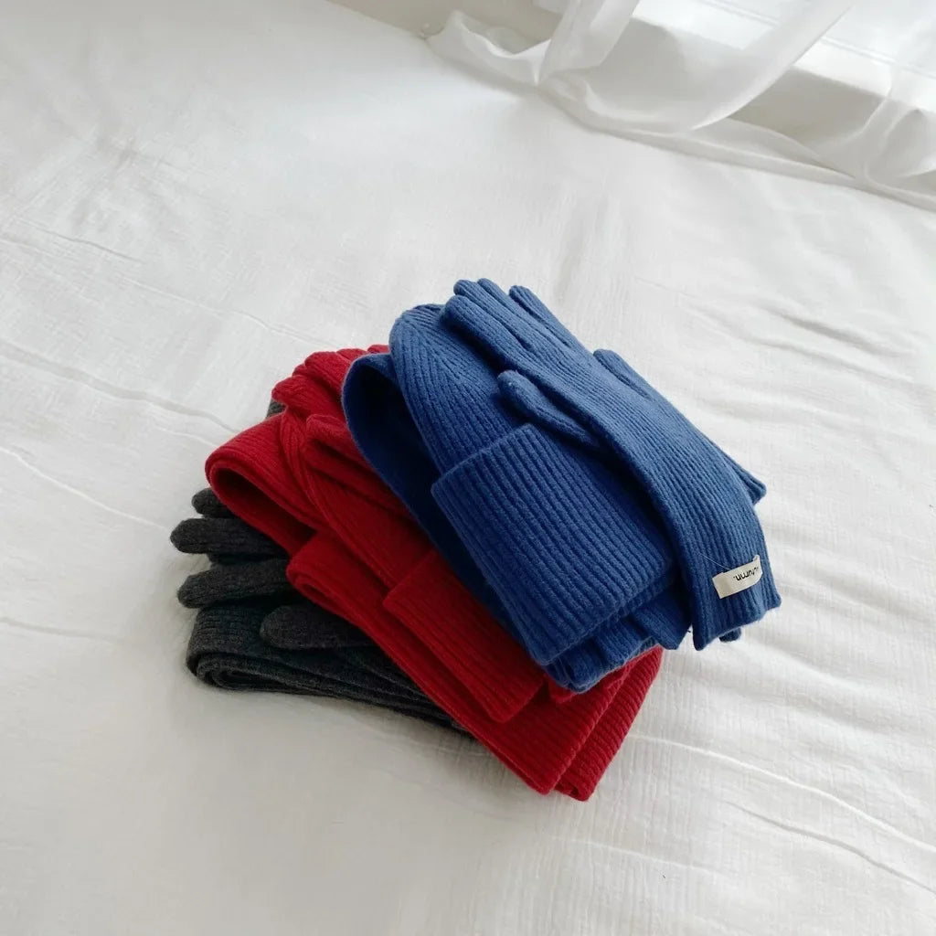 DRAVEN — 2025 Women’s Winter Set – Warm Hat & Scarf Combo