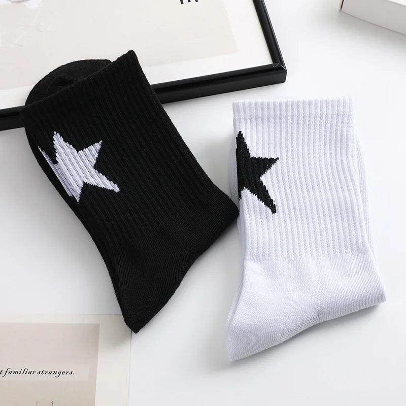 DRAVEN — Star Pattern Ankle Socks – Unisex Street Sport Style