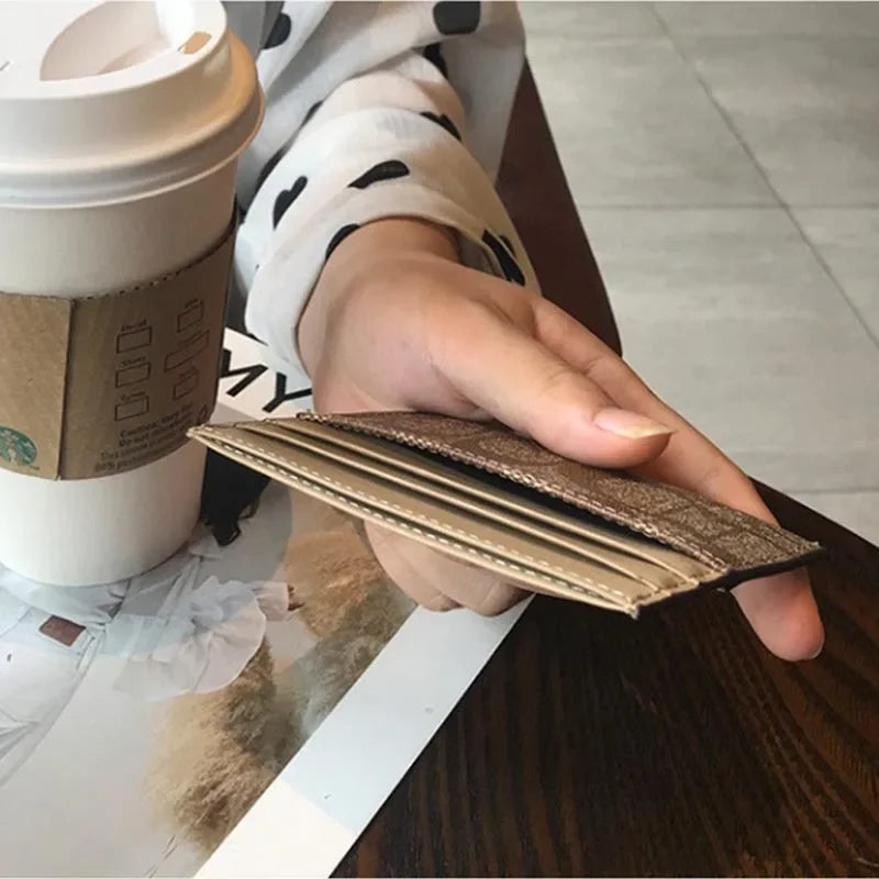 DRAVEN — Luxury PU Leather Wallet Women Minimalist Short Design