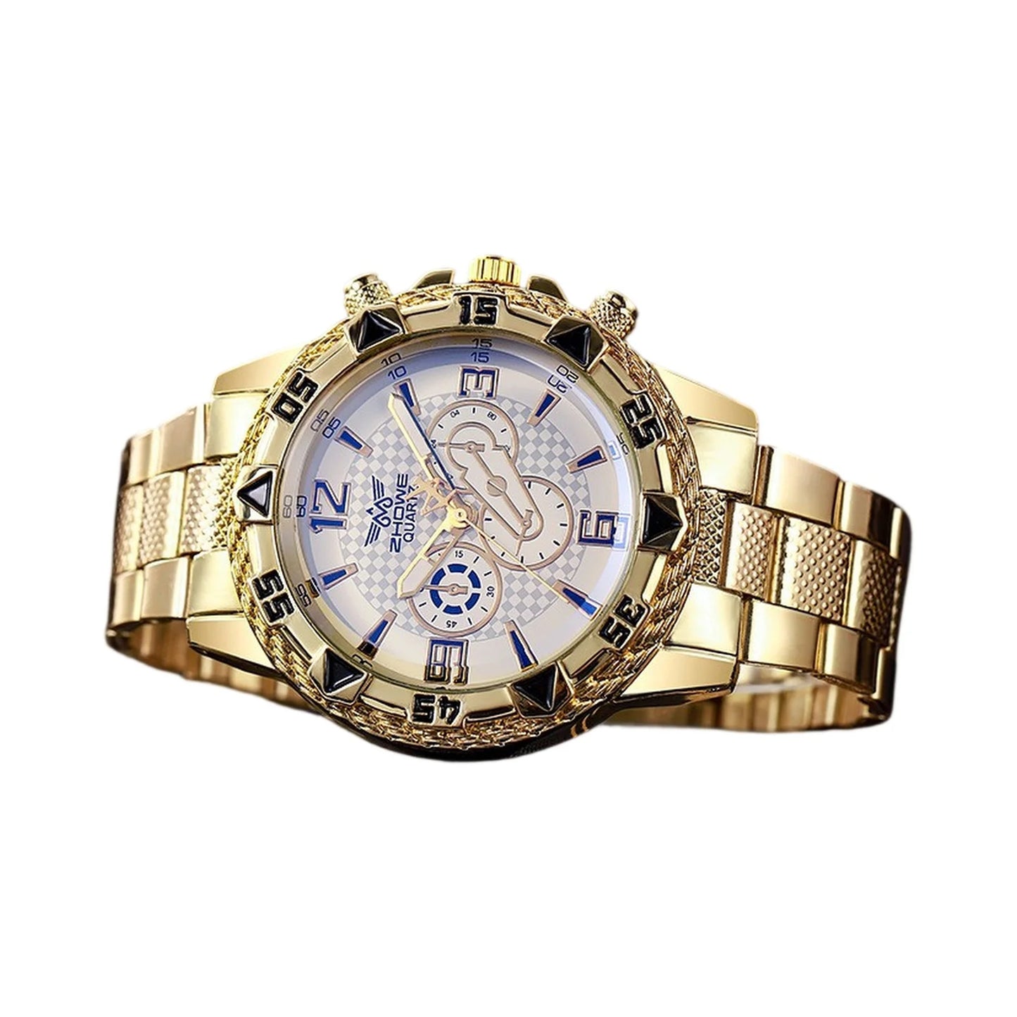 DRAVEN — Men’s Slim Chronograph Watch – Stainless Steel