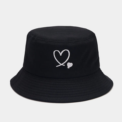 Love Embroidered Bucket Hat – Unisex Summer Street Style