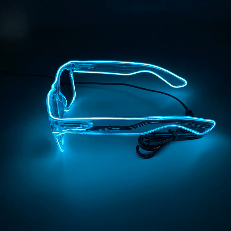 DRAVEN — Neon Glow Party Sunglasses – LED Light-Up Style