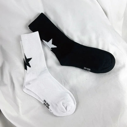 Star Pattern Ankle Socks – Unisex Street Sport Style