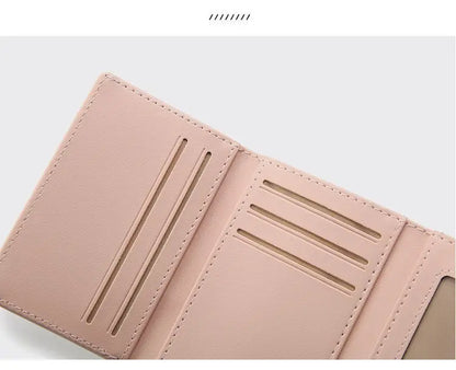 Trifold Wallet Women 2025 Fresh College Style Design – Elegant Men's Accessory | Accessorio Uomo Elegante