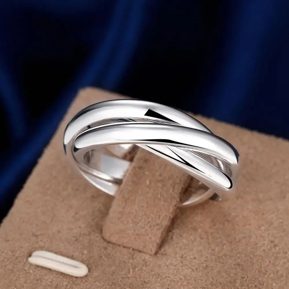 DRAVEN — Triple Circle Sterling Silver Ring