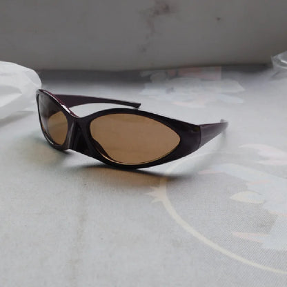 Burgundy Cat Eye Sunglasses – Reflective Punk Luxury Shades – Elegant Men's Accessory | Accessorio Uomo Elegante