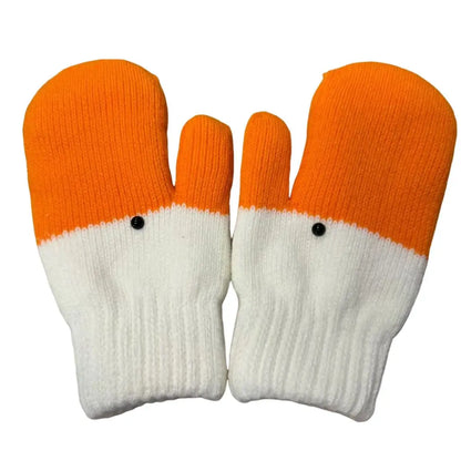 Cute Wool Plush Gloves – Winter Warm Couple Style