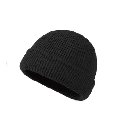 Classic Wool Beanie – Minimal Warm Knit Hat – Elegant Men's Accessory | Accessorio Uomo Elegante