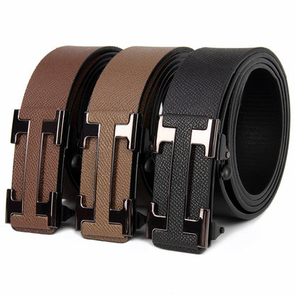 Luxury Leather Belt Men Classic Business Style – Elegant Men's Accessory | Accessorio Uomo Elegante