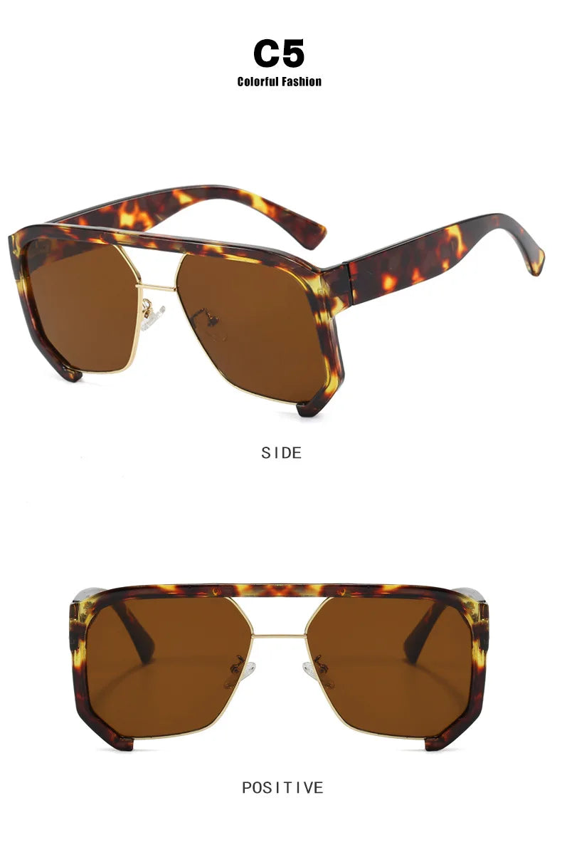 DRAVEN — Irregular Frame Sunglasses – Retro Luxury Shades