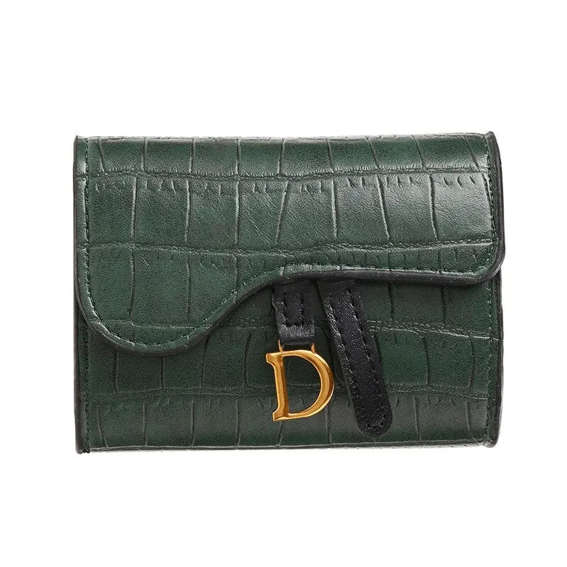 DRAVEN — Mini PU Leather Wallet Women Luxury Card Holder