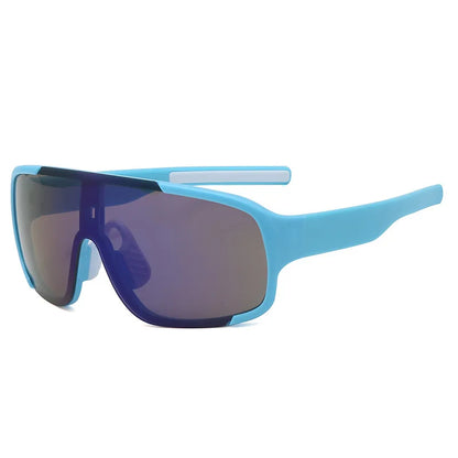 Cycling Shield Sunglasses – Retro Sport Style – Elegant Men's Accessory | Accessorio Uomo Elegante