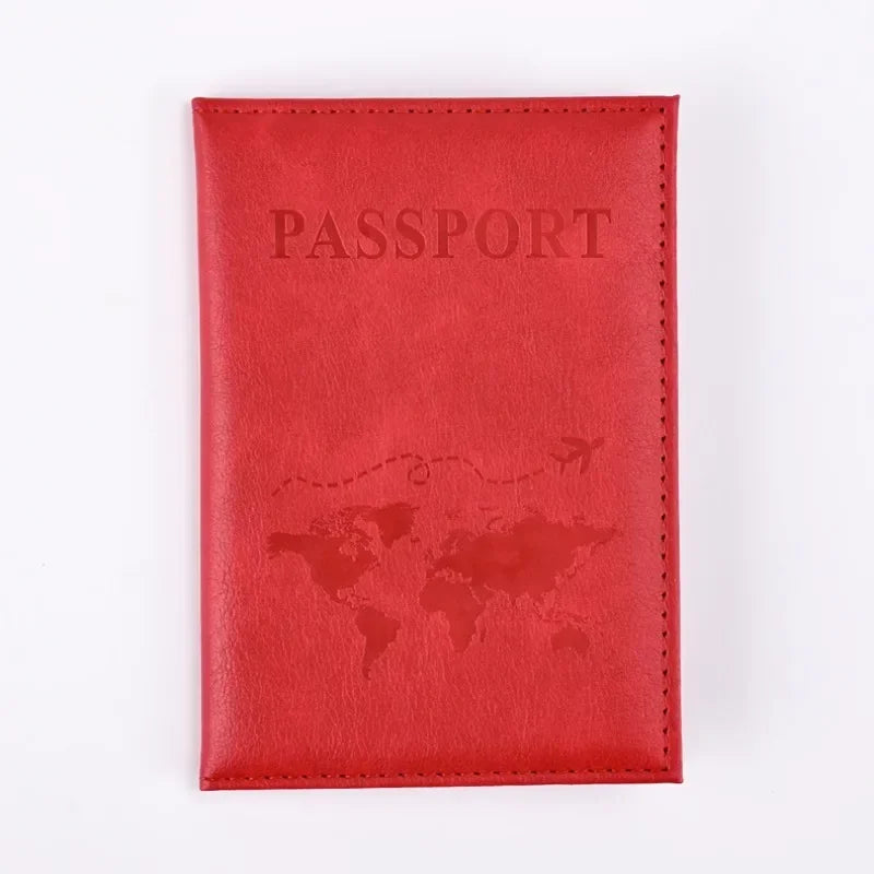 DRAVEN — PU Leather Passport Holder Travel Wallet Unisex Design