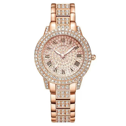 Golden Muse – Women’s Gold Crystal Watch in Luxury Style – Elegant Men's Accessory | Accessorio Uomo Elegante