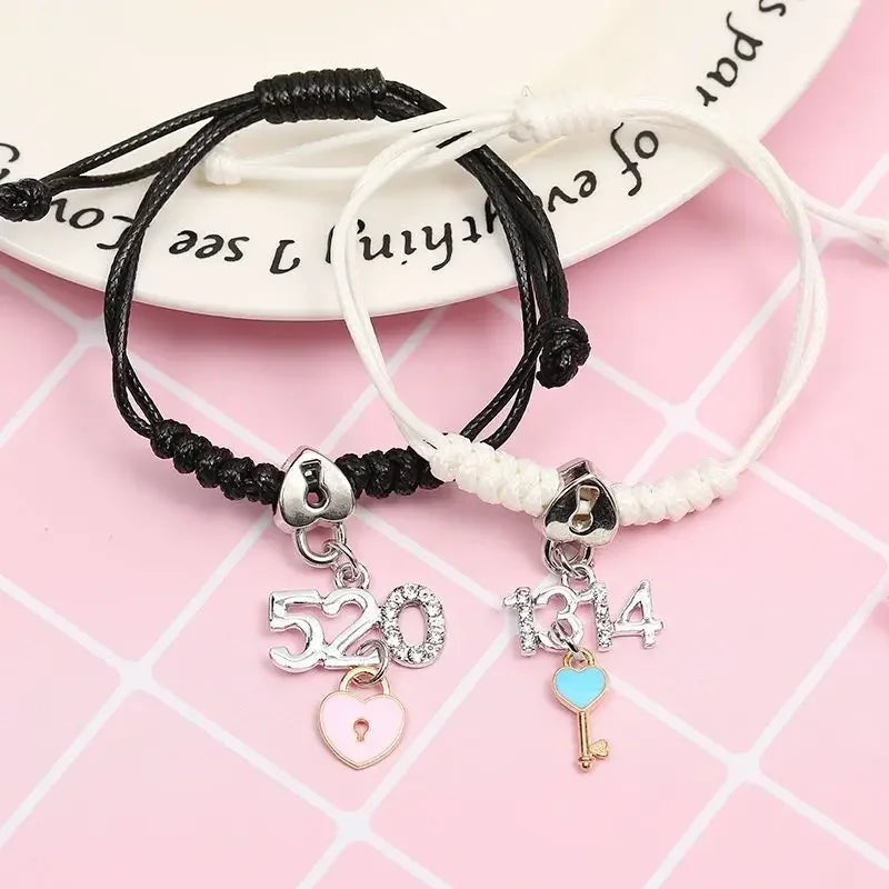 DRAVEN — Star Charm Couple Rope Bracelets