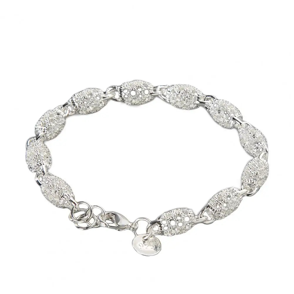 Draven Frosted Link Bracelet – Elegant Men's Accessory | Accessorio Uomo Elegante