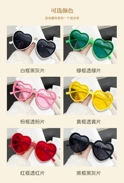 Heart Cat Eye Sunglasses – Retro Love Frame UV400 Shades – Elegant Men's Accessory | Accessorio Uomo Elegante