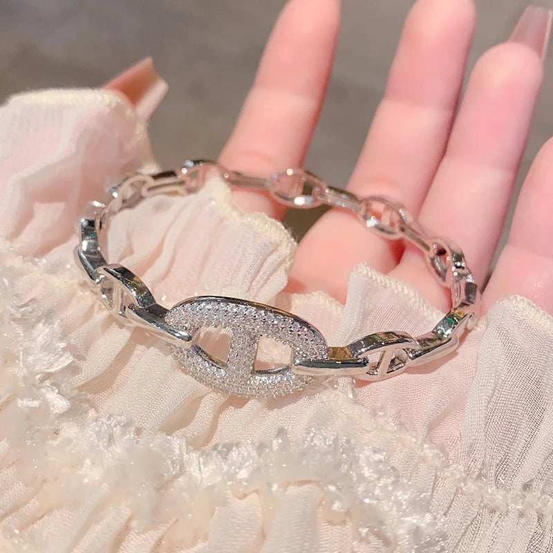 DRAVEN — 18K Gold Plated Skeleton Bangle