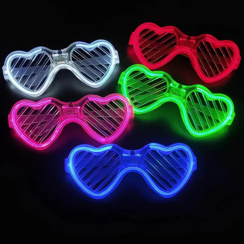 DRAVEN — Glow Light Sunglasses – Neon Party Style