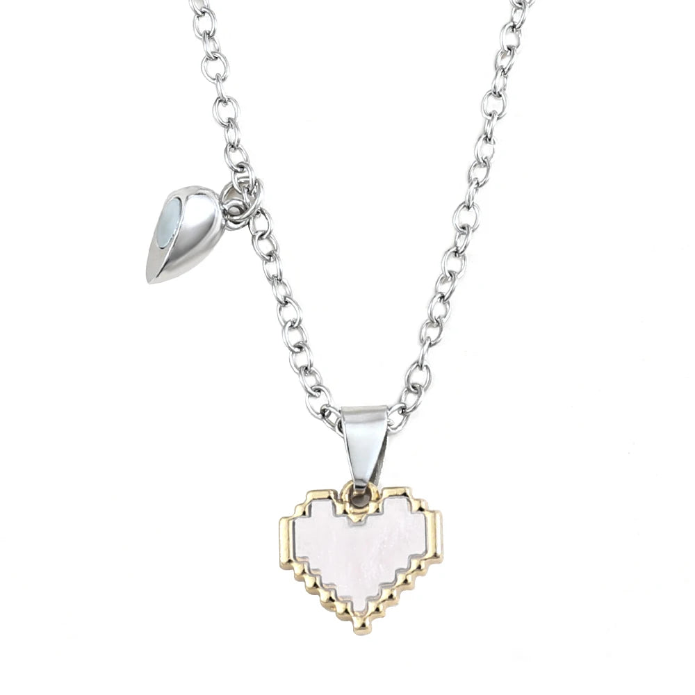 DRAVEN — Magnetic Attraction Couple Necklace – Valentine’s Day Friendship Jewelry Set
