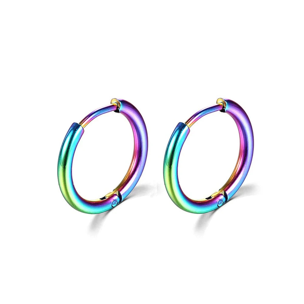 DRAVEN — Gold Stainless Steel Hoop Earrings