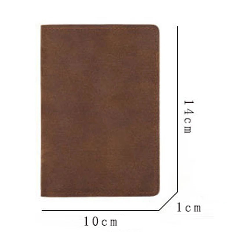 DRAVEN — Genuine Leather Passport Wallet Unisex Vintage Cowhide