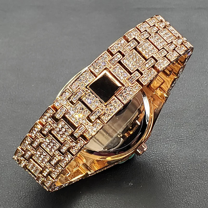 DRAVEN — Desert Monarch – Men’s Arabic Numeral Crystal Watch with Steel Case