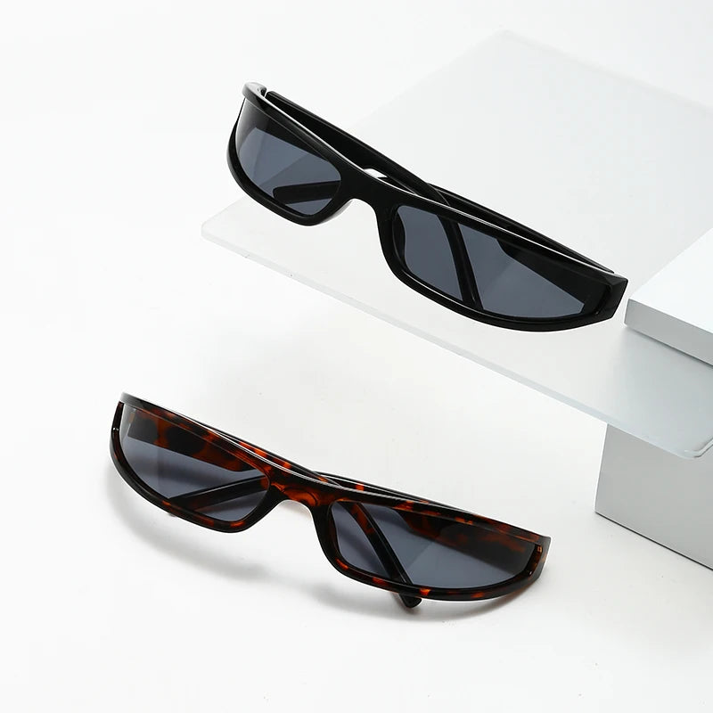 DRAVEN — Narrow Frame Tech Sunglasses – Futuristic Cycling Style