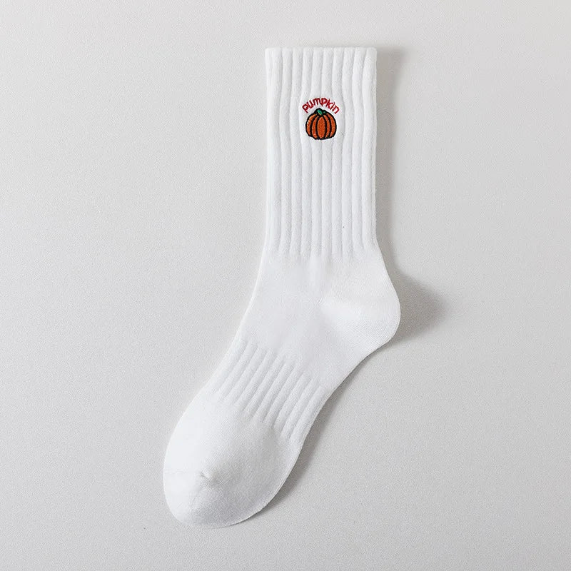 DRAVEN — Cartoon Embroidered Socks – Unisex Harajuku Street Style