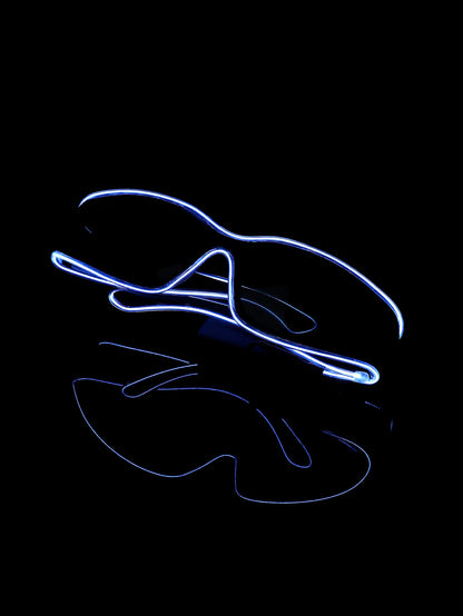 EL Luminous Disco Sunglasses – Celebrity Flash Style – Elegant Men's Accessory | Accessorio Uomo Elegante