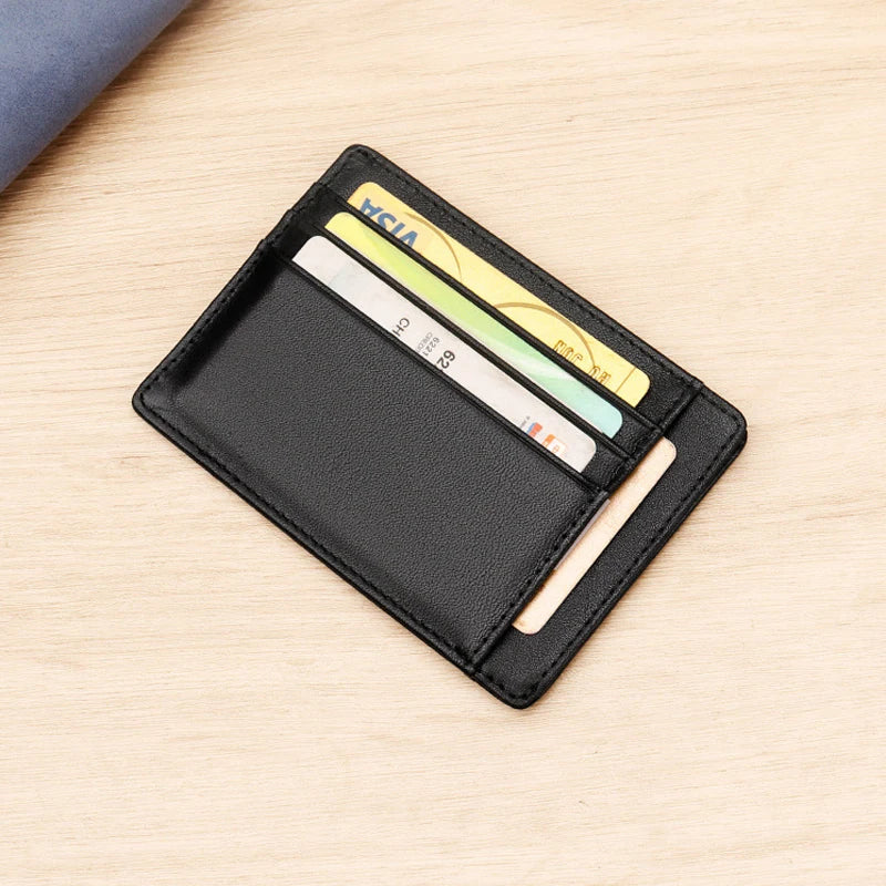 DRAVEN — Genuine Leather Card Holder Slim Wallet Unisex Design