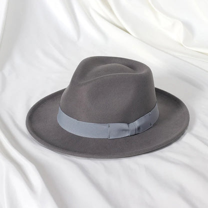 Elegant Wool Fedora – Unisex Classic Jazz Hat