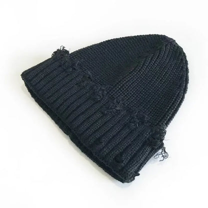 Broken Brim Knit Beanie – Unisex  Winter Style