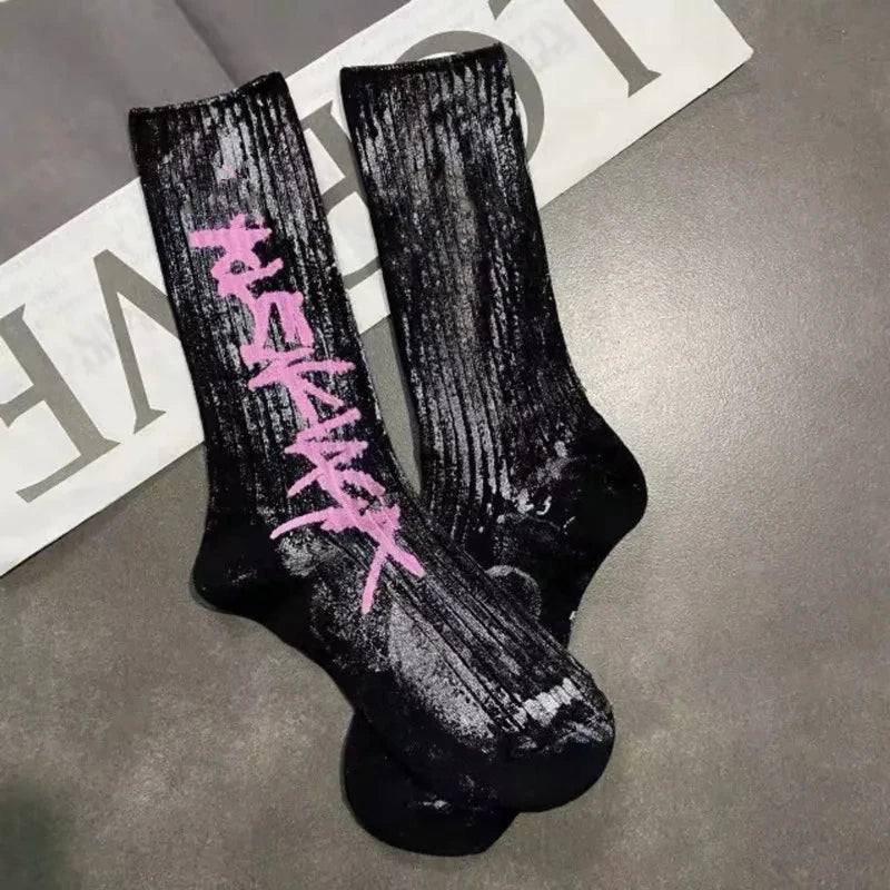 DRAVEN — Men's Graffiti Sport Socks – Soft Breathable Cotton Design