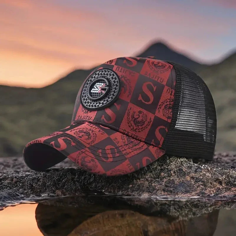 DRAVEN — 2025 Luxury Mesh Baseball Cap – Breathable Streetwear Trucker Hat for Men & Women