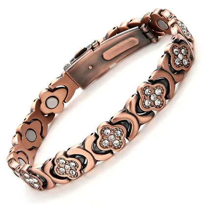 Four-Leaf Clover Diamond Bracelet – Elegant Men's Accessory | Accessorio Uomo Elegante