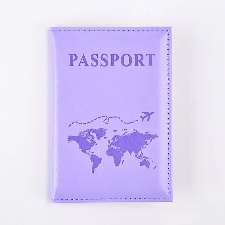 DRAVEN — PU Leather Passport Holder Travel Wallet Unisex Design