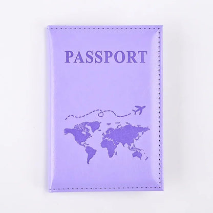 PU Leather Passport Holder Travel Wallet Unisex Design