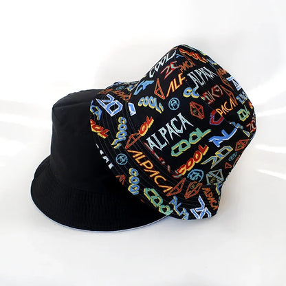 Graffiti Reversible Bucket Hat – Unisex Street Style