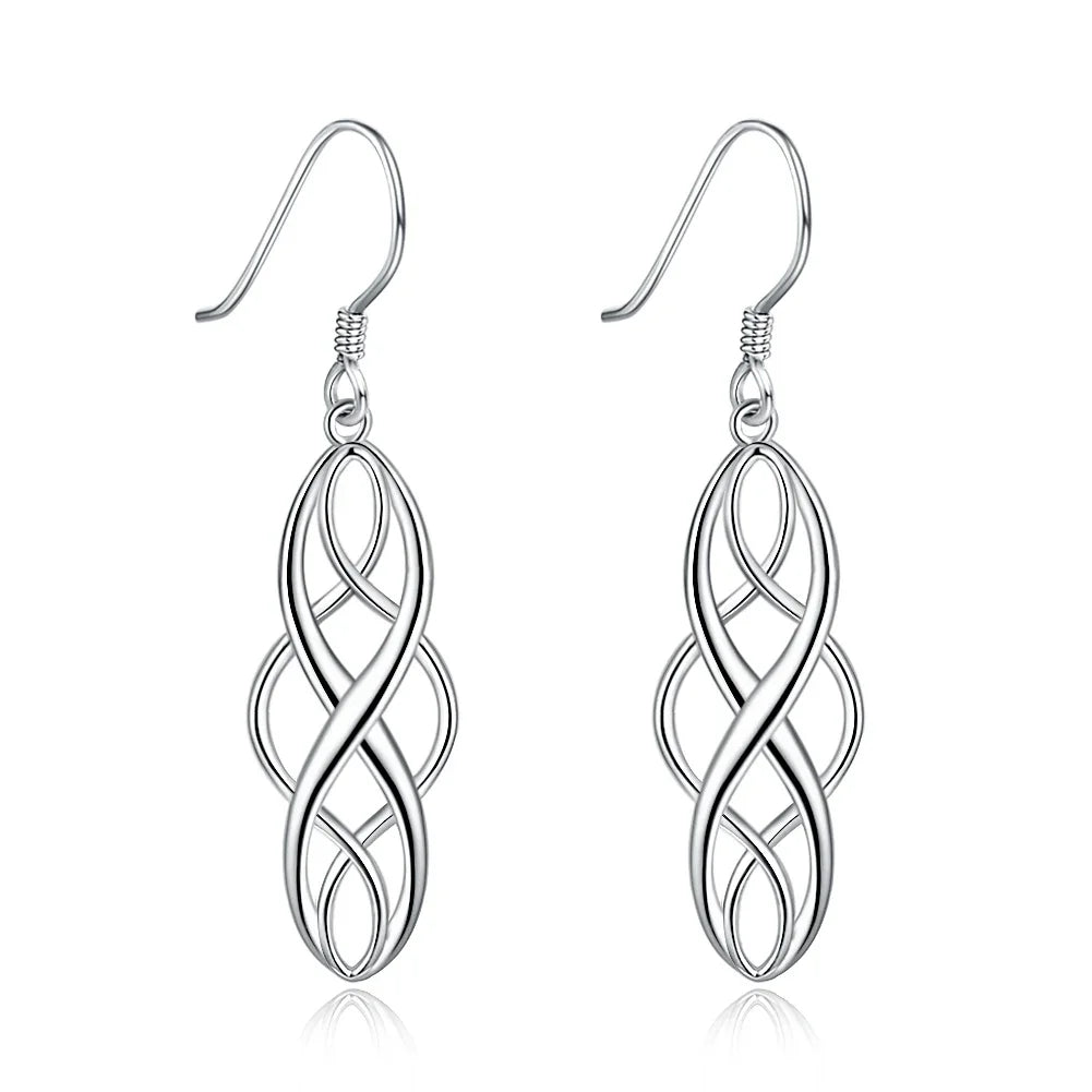 DRAVEN — Elegant Sterling Silver Hook Earrings