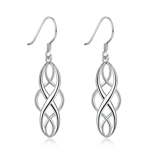 DRAVEN — Elegant Sterling Silver Hook Earrings — Rings collection | DRAVEN