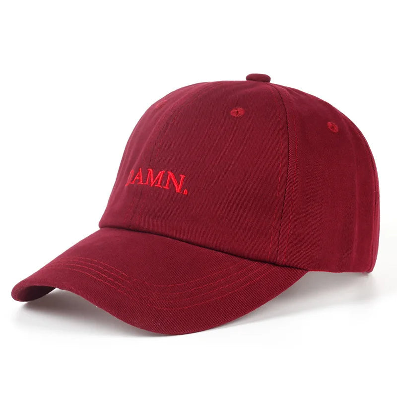 DRAVEN — DAMN Embroidered Snapback – Unisex Designer Street Cap