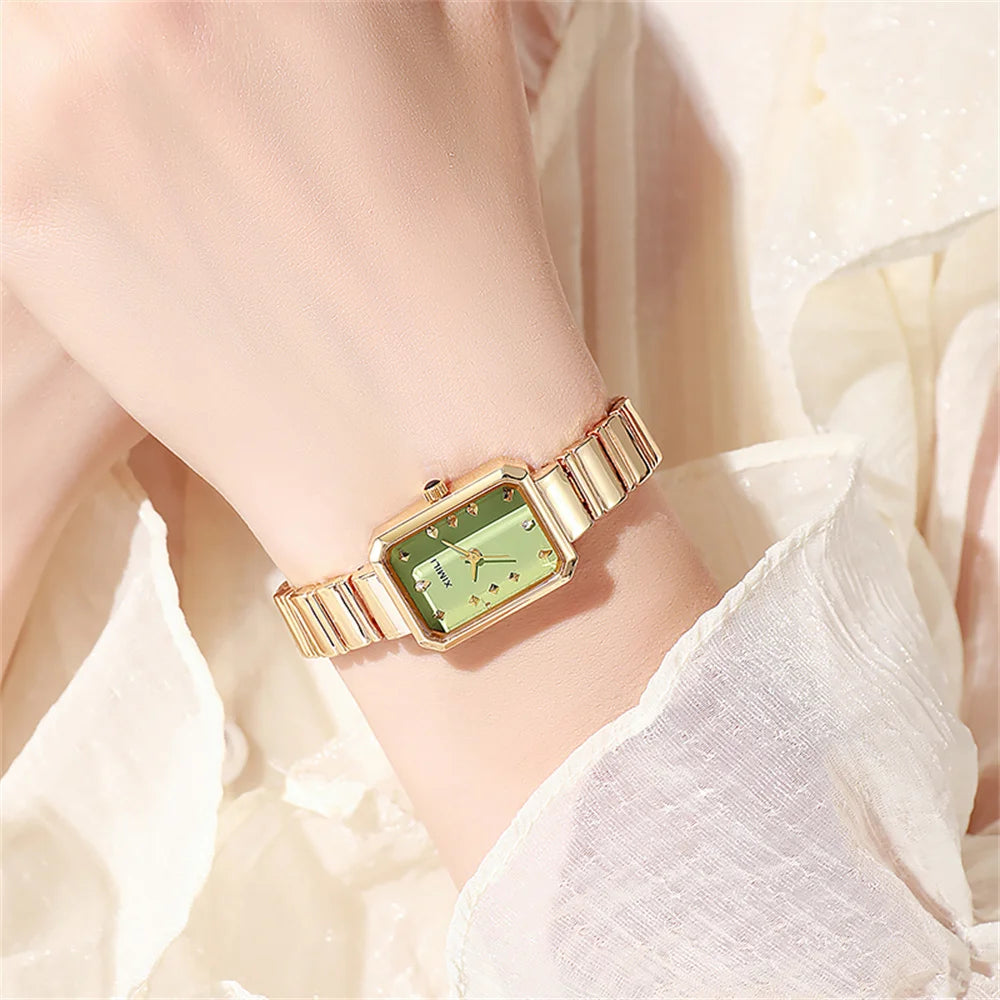 DRAVEN — Chic Geometry – Women’s Square Quartz Watch 2025 Edition