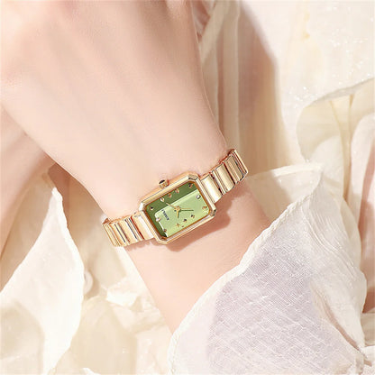 Chic Geometry – Women’s Square Quartz Watch 2025 Edition – Elegant Men's Accessory | Accessorio Uomo Elegante