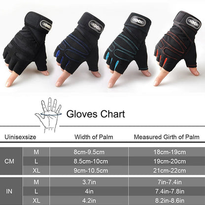 Half Finger Workout Gloves – Unisex Gym & Street Style