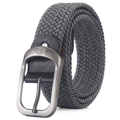 Woven Elastic Belt Unisex Casual Outdoor Design – Elegant Men's Accessory | Accessorio Uomo Elegante