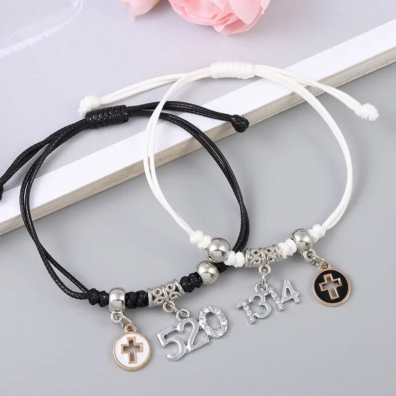 DRAVEN — Star Charm Couple Rope Bracelets