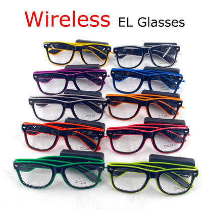 Wireless LED Glow Sunglasses – Carnival Party Style