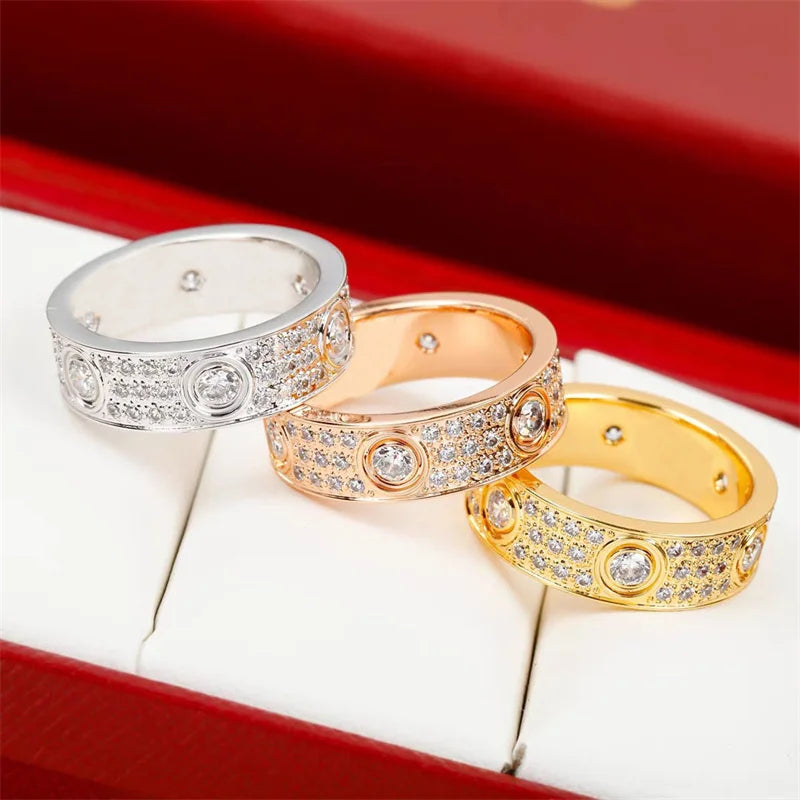 DRAVEN — 18K Gold Plated Zircon Bracelet & Ring Set