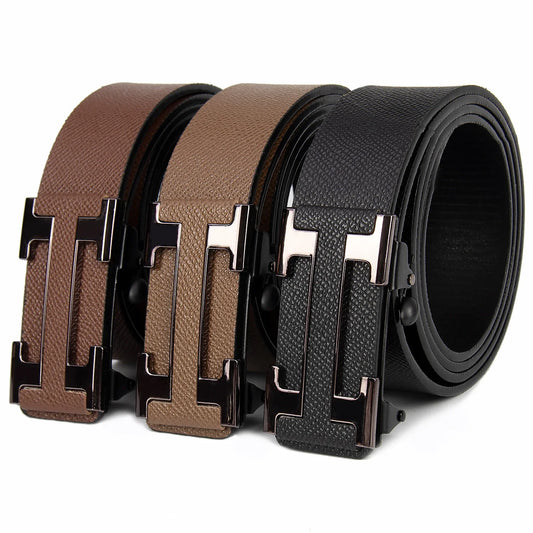 DRAVEN — Luxury Leather Belt Men Classic Business Style — Belts | DRAVEN